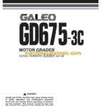 Komatsu GD675-3C Motor Grader Operation and Maintenance Manual (KEAM038000T)