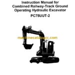 Komatsu PC75UUT-2 Hydraulic Excavator Operation and Maintenance Manual (SEAM049600)