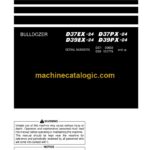 Komatsu D37EX-24, D37PX-24, D39EX-24, D39PX-24 Bulldozer Operation and Maintenance Manual (TEN01157-00)