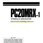 Komatsu PC20MRX-1 Hydraulic Excavator Operation and Maintenance Manual (SEAM023400)