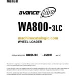 Komatsu WA800-3LC Wheel Loader Operation and Maintenance Manual (CEAD004101)