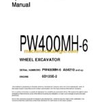 Komatsu PW400MH-6 Hydraulic Excavator Operation and Maintenance Manual (CEAM008301)