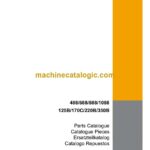 Case 488, 688, 888, 1088, 125B, 170C, 220B, 350B Excavator Parts Catalog (8-5161)