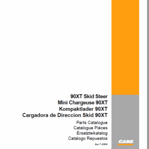 Case 90XT Skid Steer Parts Catalog (7-2464)