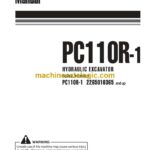 Komatsu PC110R-1 Operation and Maintenance Manual (WEAM000404)