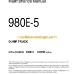 Komatsu 980E-5 Dump Truck Operation and Maintenance Manual (CEAM035606)