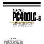 Komatsu PC400LC-6 Hydraulic Excavator Operation and Maintenance Manual (SEAM066500P)