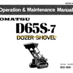 Komatsu D65S-7 Dozer Shovel Operation and Maintenance Manual (SEAM14EC00)