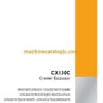 Case CX130C Crawler Excavator Parts Catalog (84587094)