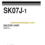 Komatsu SK07J-1 Skid Steer Loader Operation and Maintenance Manual (WEAMSK7J00)