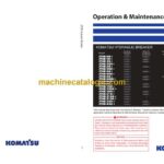 Komatsu JTHB450-3 Hydraulic Breaker Operation and Maintenance Manual (PEN00651-07)
