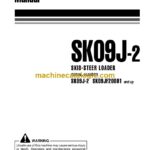 Komatsu SK09J-2 Skid Steer Loader Operation and Maintenance Manual (WEAM002000)