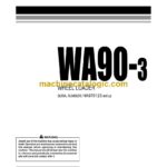 Komatsu WA90-3 Operation and Maintenance Manual (VEAM970300)
