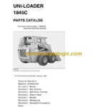 Case 1845C Uni Loader Parts Catalog (7-1852ML)