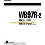 Komatsu WB97R-2 Backhoe Loader Operation and Maintenance Manual (WEAM000606)