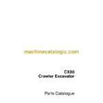 Case CX80 Crawler Excavator Parts Catalog (87477460_int_A4N)