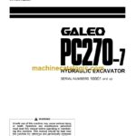 Komatsu PC270-7 Hydraulic Excavator Operation and Maintenance Manual (SEAM052100T)