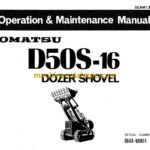 Komatsu D50S-16 Dozer Shovel Operation and Maintenance Manual (SEAM131C00)