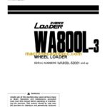 Komatsu WA800L-3 Wheel Loader Operation and Maintenance Manual (TEN00007-02)