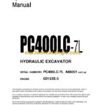 Komatsu PC400LC-7L Hydraulic Excavator Operation and Maintenance Manual (CEAM012901)