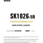 Komatsu SK1026-5N Skid Steer Loader Operation and Maintenance Manual (CEAM014301)