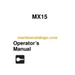 Komatsu MX15 Operation and Maintenance Manual (054-109-10)