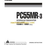 Komatsu PC55MR-3 Operation and Maintenance Manual (WEAM014401)