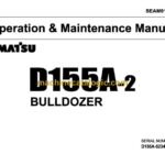 Komatsu D155A-2 Bulldozer Operation and Maintenance Manual (SEAM01750205)