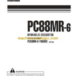 Komatsu PC88MR-6 Hydraulic Excavator Operation and Maintenance Manual (WEAM008101)