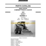 Case 420, 420CT Series 3 Skid Steer Compact Track Loader Parts Catalog (87632289 ML)