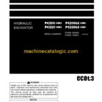 Komatsu PC200-8M0, PC200LC-8M0, PC220-8M0, PC220LC-8M0 Hydraulic Excavator Operation and Maintenance Manual (PEN00820-03)