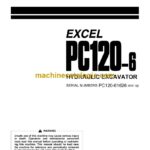 Komatsu PC120-6 Hydraulic Excavator Operation and Maintenance Manual (SEAM023700P)