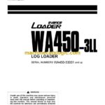 Komatsu WA450-3LL Log Loader Operation and Maintenance Manual (SEAM014601)