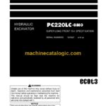 Komatsu PC220LC-8M0 Hydraulic Excavator Operation and Maintenance Manual (PEN01829-00)