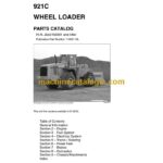 Case 921C Wheel Loader Parts Catalog (7-8591ML)
