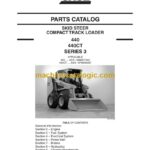 Case 440, 440CT Series 3 Skid Steer, Compact Track Loader Parts Catalog (87632291 ML)