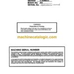 Link Belt LS6000SL C Series 2 Excavator Operators Manual