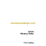 Case SV216 Vibratory Roller Parts Catalog (7-7321)