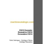 Case CX210 Excavator Parts Catalog (7-6600)