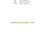 Link Belt LS3400 C Series 2 Excavator Shop Manual