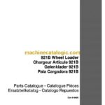 Case 921B Wheel Loader Parts Catalog (8-9490)