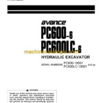 Komatsu PC600-6, PC600LC-6 Hydraulic Excavator Operation and Maintenance Manual (SEAM022102T)