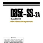 Komatsu D85E-SS-2A Bulldozer Operation and Maintenance Manual (SEAM001605)