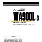 Komatsu WA900L-3 Wheel Loader Operation and Maintenance Manual (TEN00009-02)