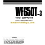 Komatsu WF650T-3 Compactor Operation and Maintenance Manual (PEN01324-01)
