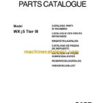 Case WX95 Tier 3 Wheeled Excavator Parts Catalog (87730670B_A4)