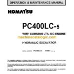 Komatsu PC400LC-5 Hydraulic Excavator Operation and Maintenance Manual (CEAD208040)