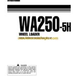 Komatsu WA250-5H Wheel Loader Operation and Maintenance Manual (VEAM230100)