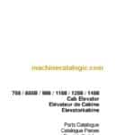 Case 788, 888B, 988, 1188, 1288, 1488 Cab Elevator Parts Catalog (7-1465)