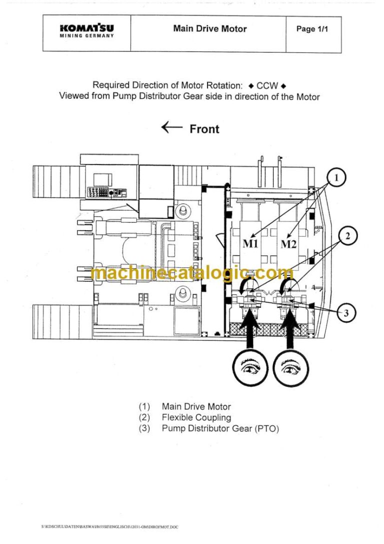 Komatsu PC8000-6 Operation and Maintenance Manual (GZEAM12035-0)